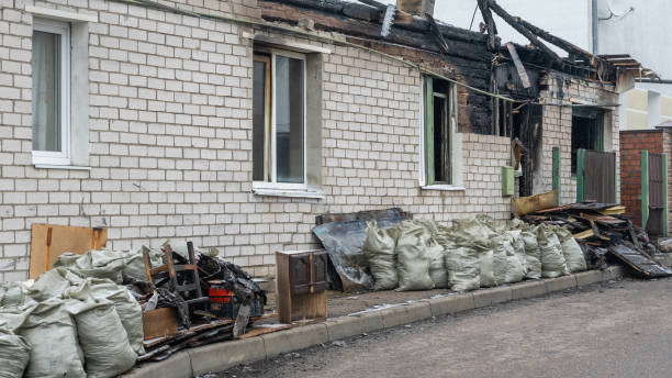 Professional Fire Damage Removal technician working in Hudson, WI